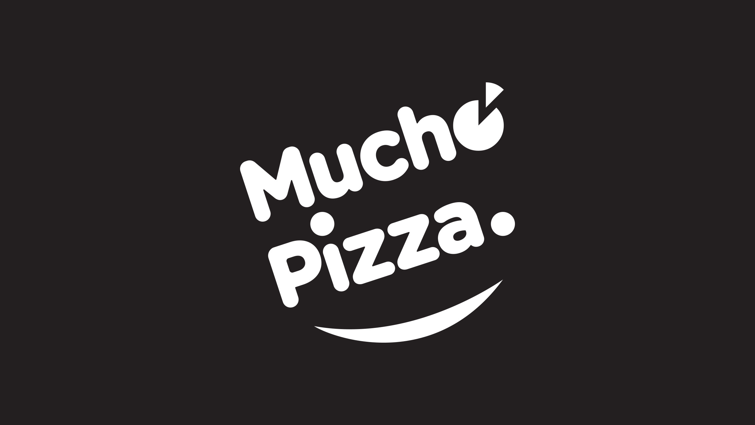 mucho pizza logo design