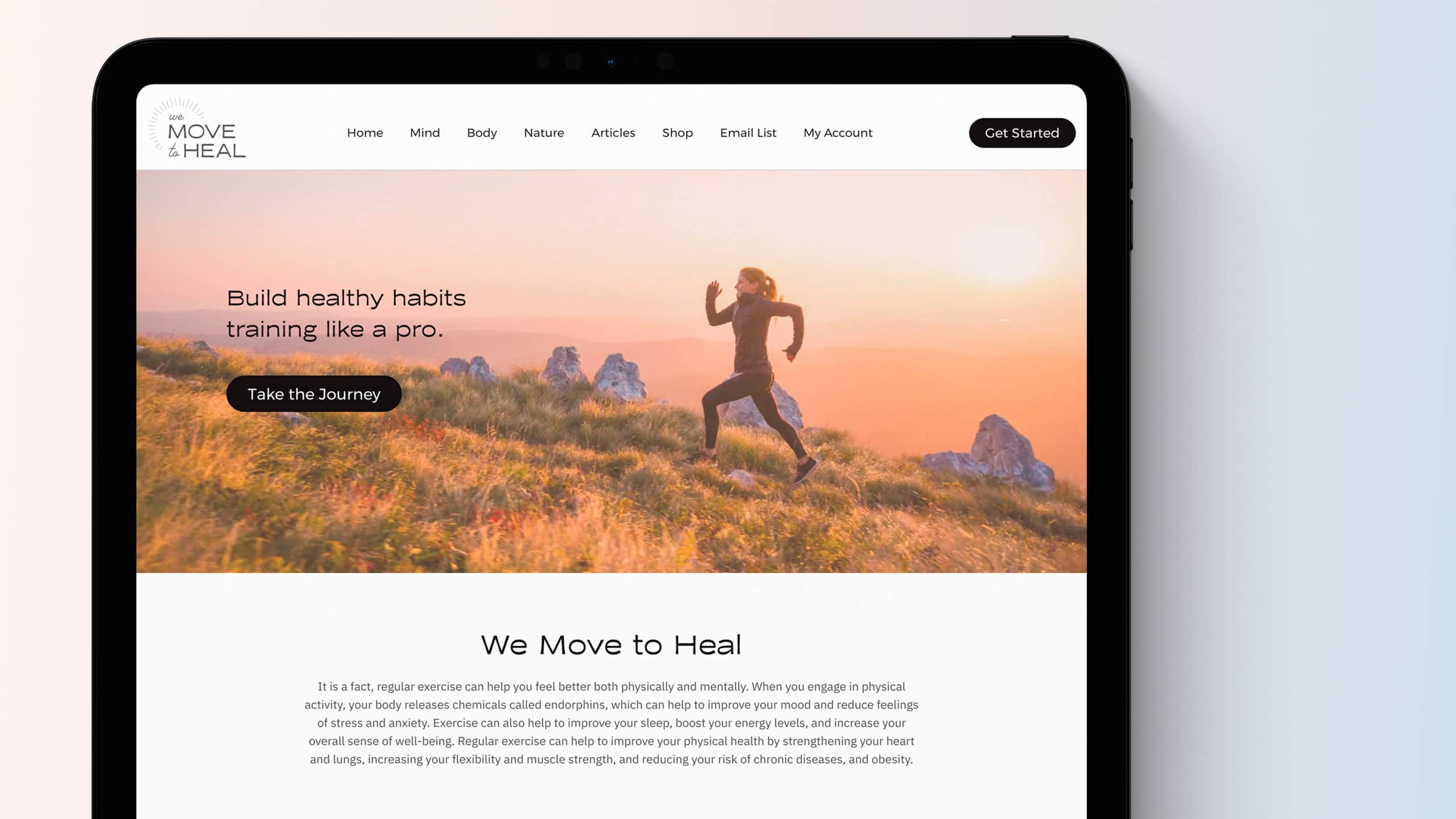 we move to heal web design
